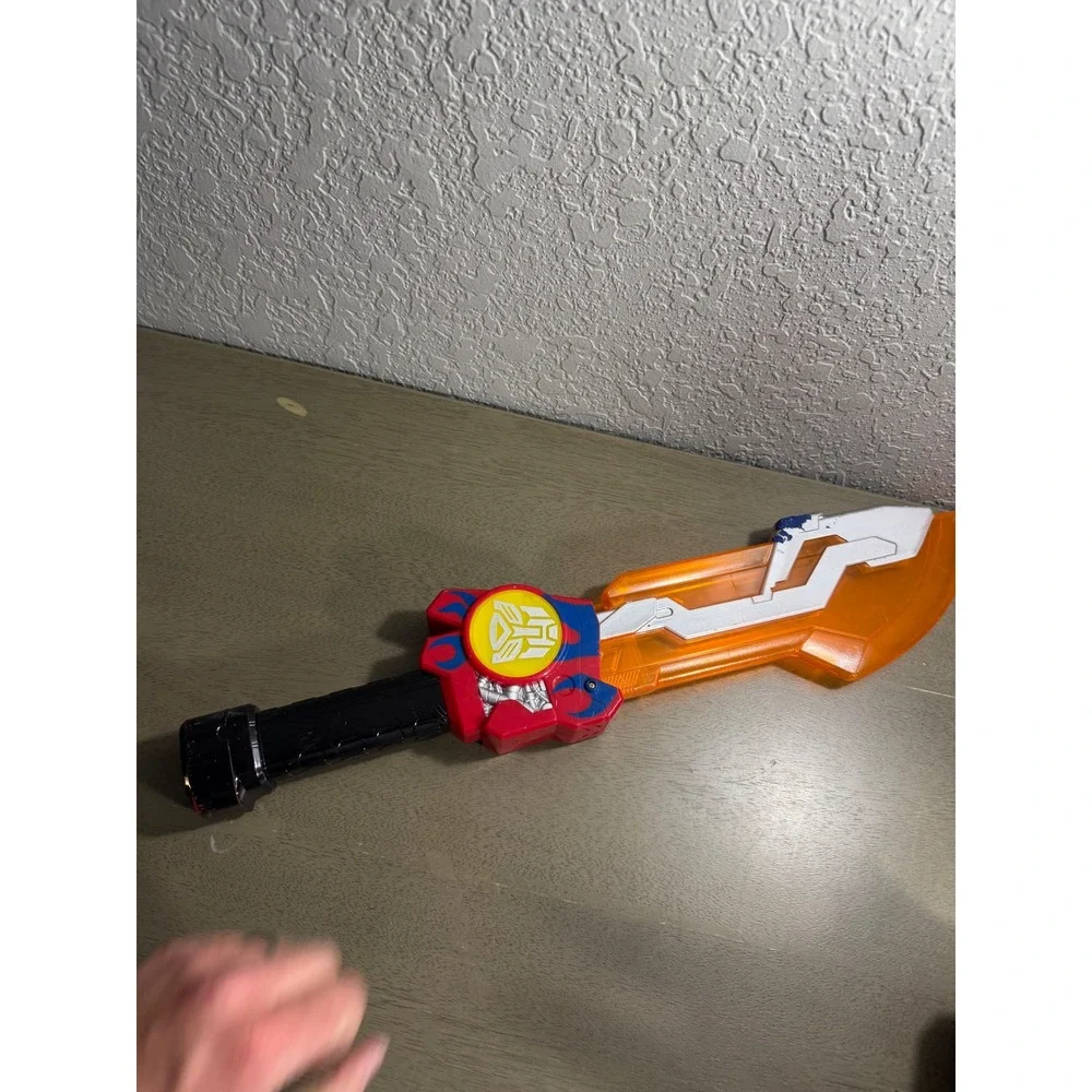 2009 Hasbro Transformers Optimus Prime Cyber‎ Sword Glowing Light Sound Autobots